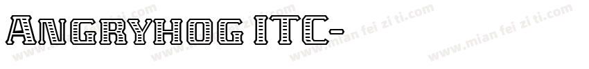 Angryhog ITC字体转换